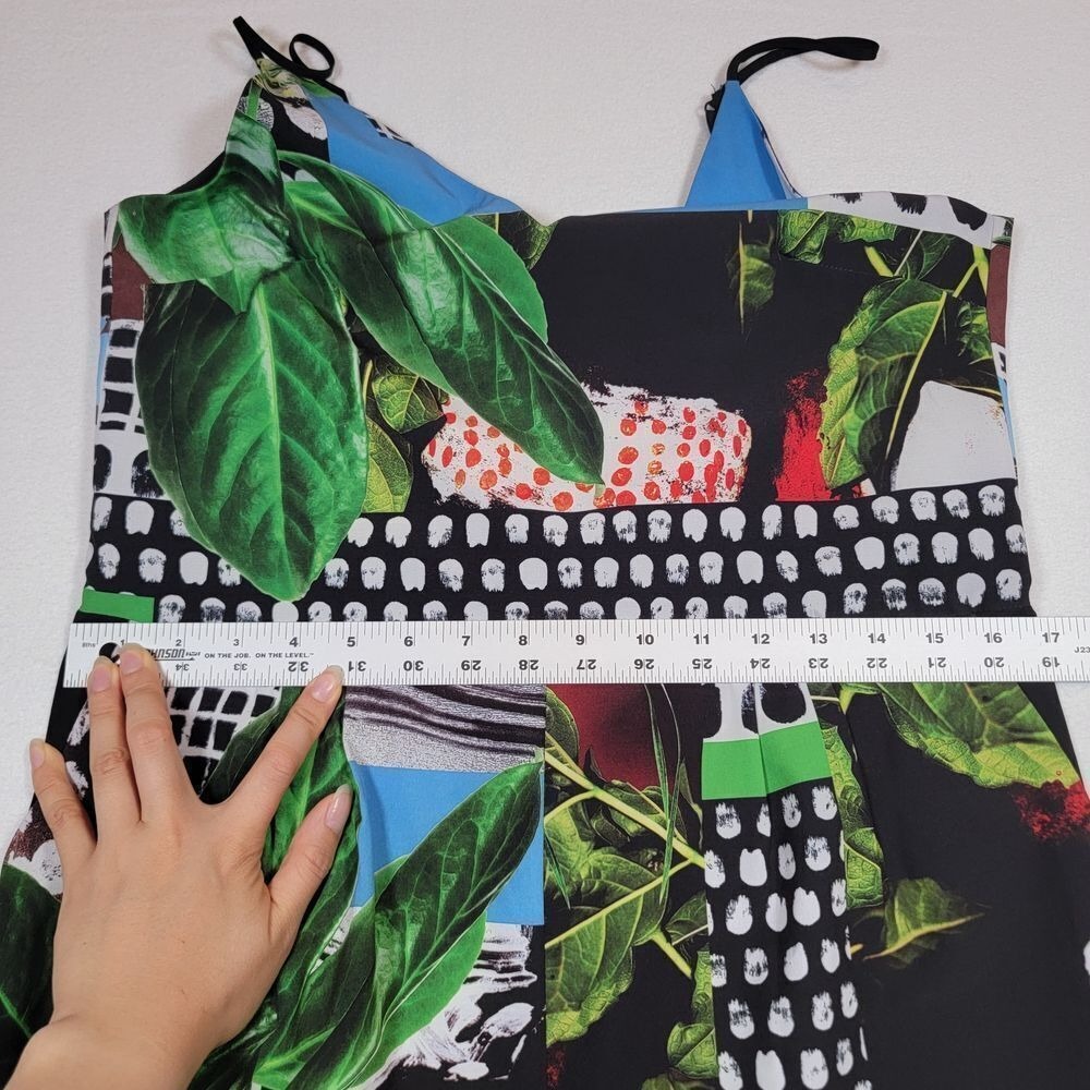 CLOVER CANYON Romper Womens S Small Patchwork Abstract Floral Print MISSING BELT - Picture 6 of 13